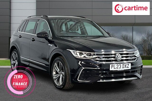 View our Volkswagen Tiguan 1.5 TSI R-Line Edition SUV 5dr Petrol DSG Euro 6 (s/s) (150 ps) 8in Touchscreen, Apple CarPlay / Android Auto, Front  / Rear Park Sensors, Satellite Navigation,  Bluetooth
