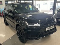 USED 2018 68 LAND ROVER RANGE ROVER SPORT 3l 5d  AUTO  394 BHP CARBON PACK + BLUE LEATHER INT + PAN SUNROOF + RARE 3.0L PETROL V6!!