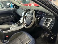USED 2018 68 LAND ROVER RANGE ROVER SPORT 3l 5d  AUTO  394 BHP CARBON PACK + BLUE LEATHER INT + PAN SUNROOF + RARE 3.0L PETROL V6!!