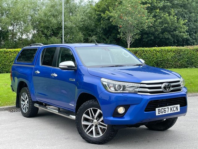 2018 67 Toyota HI-Lux 2.4 D-4D Invincible Pickup Double Cab 4dr Diesel Auto 4WD Euro 6 (TSS, 3.5t) (150 ps)