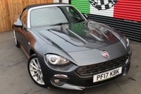 USED 2017 17 FIAT 124 SPIDER 1.4 MultiAir Lusso Convertible 2dr Petrol Euro 6 (140 ps) VIEW AND RESERVE ONLINE OR CALL 01527-853940 FOR MORE INFO.