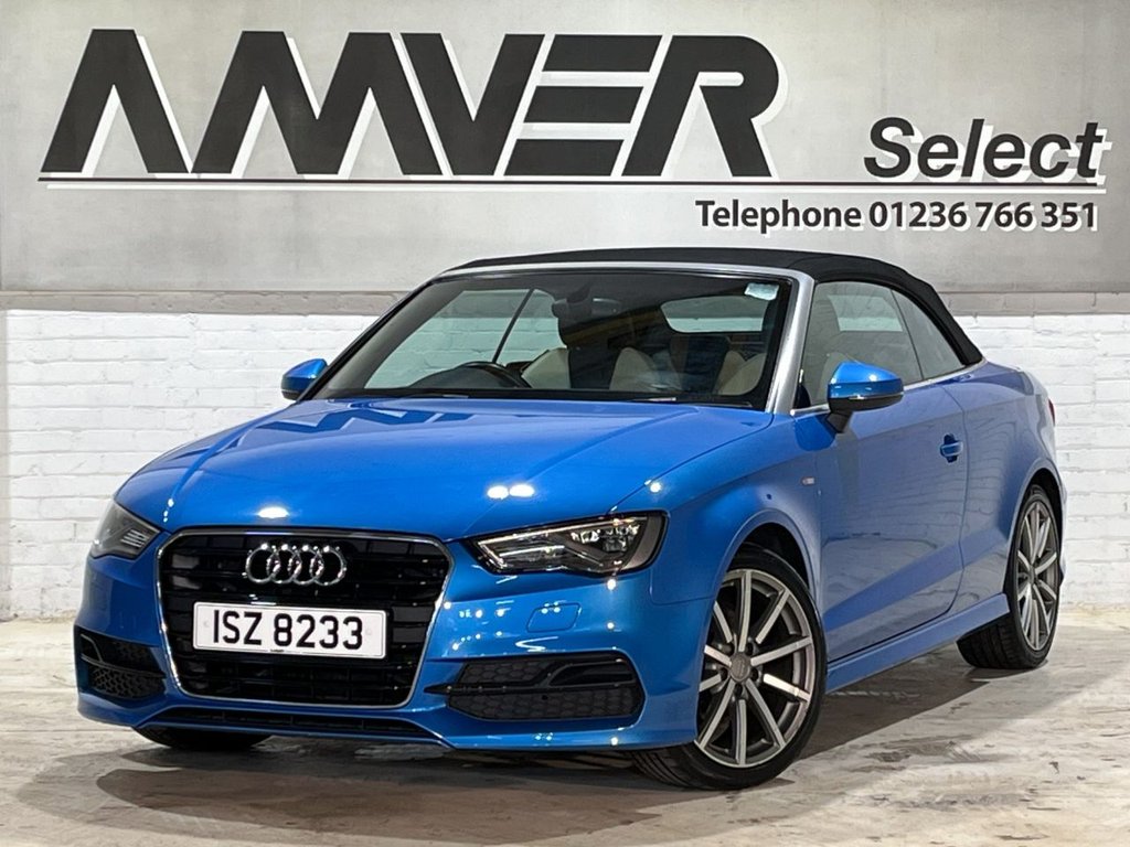 USED 2016 AUDI A3 CABRIOLET 1.4 TFSI CoD S line Convertible 2dr Petrol Manual Euro 6 (s/s) (150 ps) 