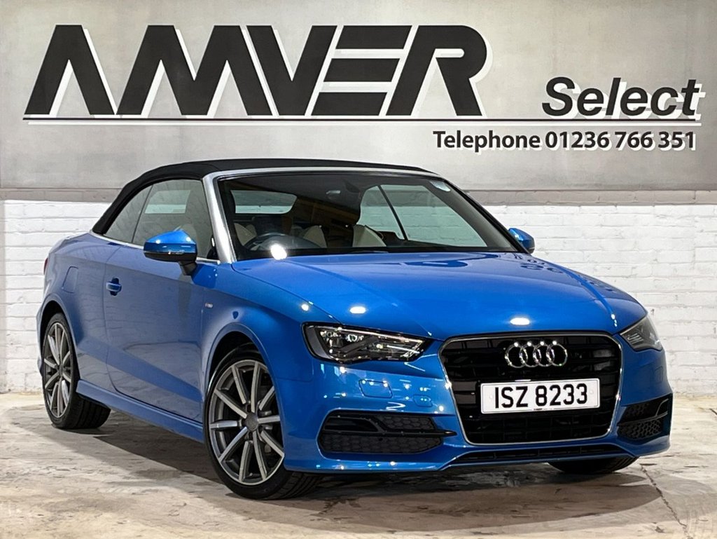 USED 2016 AUDI A3 CABRIOLET 1.4 TFSI CoD S line Convertible 2dr Petrol Manual Euro 6 (s/s) (150 ps) 