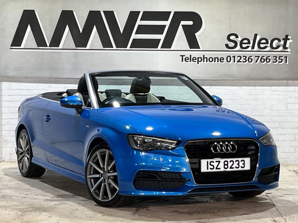 USED 2016 AUDI A3 CABRIOLET 1.4 TFSI CoD S line Convertible 2dr Petrol Manual Euro 6 (s/s) (150 ps) 