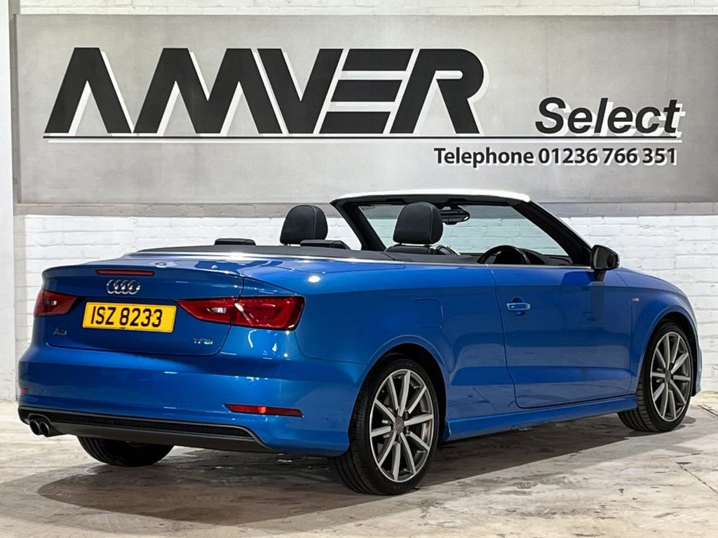 USED 2016 AUDI A3 CABRIOLET 1.4 TFSI CoD S line Convertible 2dr Petrol Manual Euro 6 (s/s) (150 ps) 