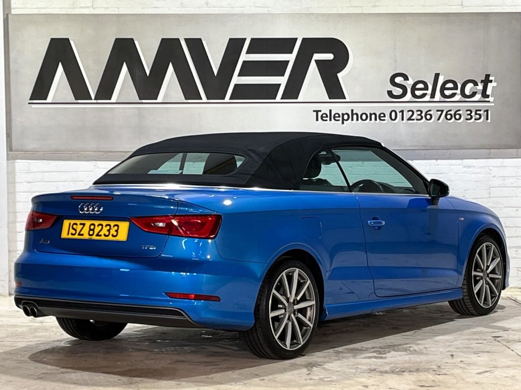 USED 2016 AUDI A3 CABRIOLET 1.4 TFSI CoD S line Convertible 2dr Petrol Manual Euro 6 (s/s) (150 ps) 