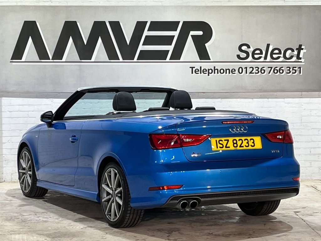 USED 2016 AUDI A3 CABRIOLET 1.4 TFSI CoD S line Convertible 2dr Petrol Manual Euro 6 (s/s) (150 ps) 