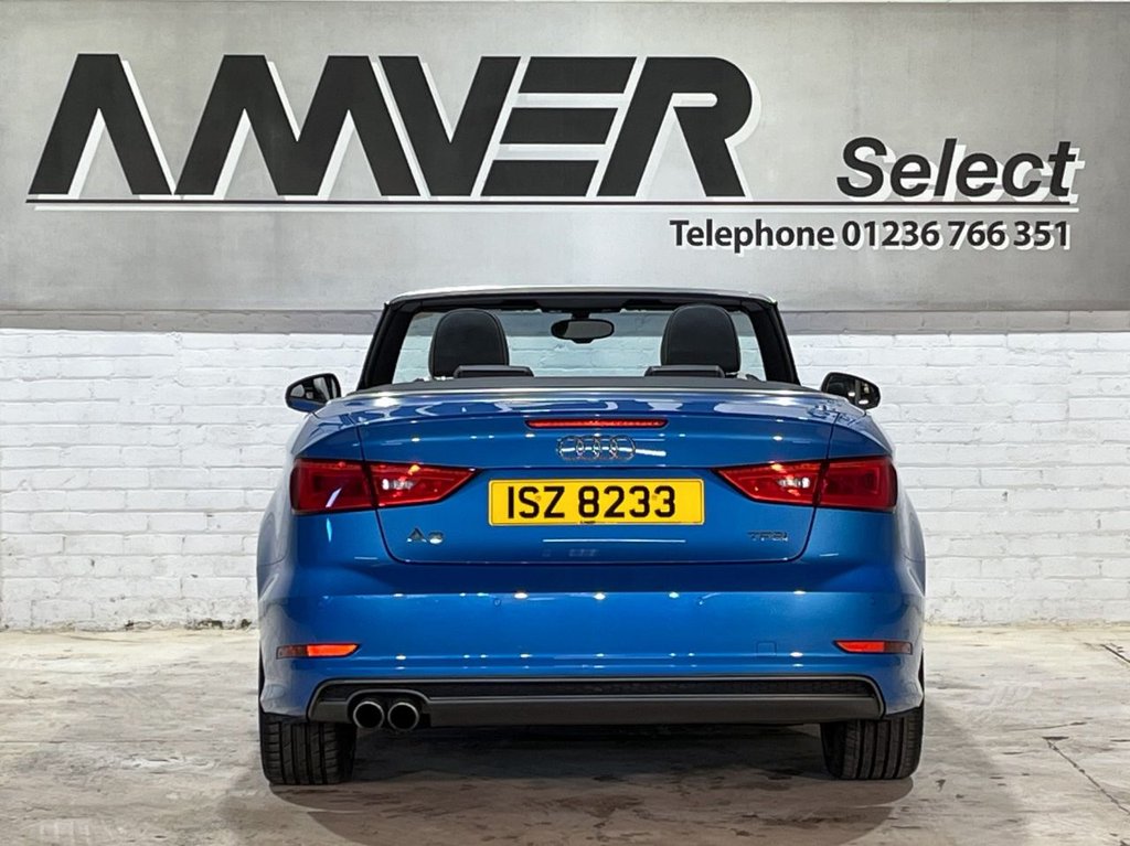 USED 2016 AUDI A3 CABRIOLET 1.4 TFSI CoD S line Convertible 2dr Petrol Manual Euro 6 (s/s) (150 ps) 