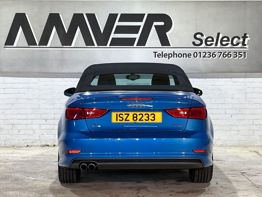 USED 2016 AUDI A3 CABRIOLET 1.4 TFSI CoD S line Convertible 2dr Petrol Manual Euro 6 (s/s) (150 ps) 
