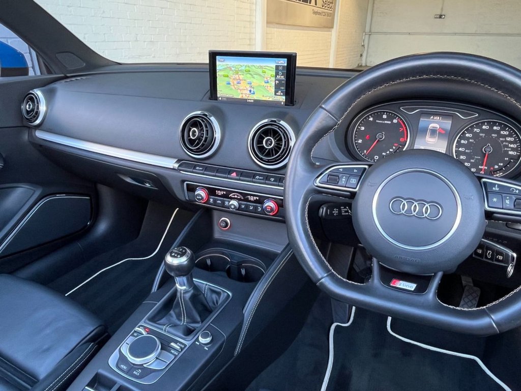 USED 2016 AUDI A3 CABRIOLET 1.4 TFSI CoD S line Convertible 2dr Petrol Manual Euro 6 (s/s) (150 ps) 