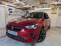 USED 2022 22 VAUXHALL CORSA-E 50kWh Elite Premium Hatchback 5dr Electric Auto (136 ps)+1 OWNER+2 KEYS+HISTORY+ALLOYS+HALF LEATHER SEATS+MEDIA+APPS+BLUETOOTH+USB+AUX+ 2 KEYS+1 OWNER FROM NEW+CABLE+PREMIUM PAINT+HALF LEATHER SEATS+PRIVACY+BLUETOOTH+MEDIA+NAV+USB+AUX+DAB+ALLOYS+CRUISE+CLIMATE+PARK SENSORS+HEATED FRONT SEATS+CAM+HPI CLEAR