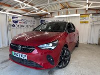 USED 2022 22 VAUXHALL CORSA-E 50kWh Elite Premium Hatchback 5dr Electric Auto (136 ps)+1 OWNER+2 KEYS+HISTORY+ALLOYS+HALF LEATHER SEATS+MEDIA+APPS+BLUETOOTH+USB+AUX+ 2 KEYS+1 OWNER FROM NEW+CABLE+PREMIUM PAINT+HALF LEATHER SEATS+PRIVACY+BLUETOOTH+MEDIA+NAV+USB+AUX+DAB+ALLOYS+CRUISE+CLIMATE+PARK SENSORS+HEATED FRONT SEATS+CAM+HPI CLEAR