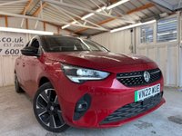 USED 2022 22 VAUXHALL CORSA-E 50kWh Elite Premium Hatchback 5dr Electric Auto (136 ps)+1 OWNER+2 KEYS+HISTORY+ALLOYS+HALF LEATHER SEATS+MEDIA+APPS+BLUETOOTH+USB+AUX+ 2 KEYS+1 OWNER FROM NEW+CABLE+PREMIUM PAINT+HALF LEATHER SEATS+PRIVACY+BLUETOOTH+MEDIA+NAV+USB+AUX+DAB+ALLOYS+CRUISE+CLIMATE+PARK SENSORS+HEATED FRONT SEATS+CAM+HPI CLEAR