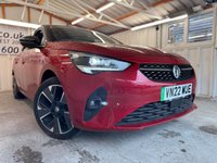 USED 2022 22 VAUXHALL CORSA-E 50kWh Elite Premium Hatchback 5dr Electric Auto (136 ps)+1 OWNER+2 KEYS+HISTORY+ALLOYS+HALF LEATHER SEATS+MEDIA+APPS+BLUETOOTH+USB+AUX+ 2 KEYS+1 OWNER FROM NEW+CABLE+PREMIUM PAINT+HALF LEATHER SEATS+PRIVACY+BLUETOOTH+MEDIA+NAV+USB+AUX+DAB+ALLOYS+CRUISE+CLIMATE+PARK SENSORS+HEATED FRONT SEATS+CAM+HPI CLEAR