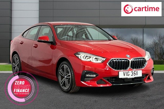 View our BMW 2 Series Gran Coupe 2.0 220d Sport Saloon 4dr Diesel Auto Euro 6 (s/s) (190 ps) Front/Rear Parking Sensors, Cruise Control, LED Headlights, Satellite Navigation, DAB Digital Radio