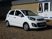 USED 2014 14 KIA PICANTO 1.0 2 Hatchback 5dr Petrol Manual Euro 5 (68 bhp) www.suffolkcarcentre.co.uk - Located at Ilketshall