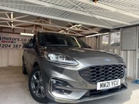 USED 2021 21 FORD KUGA 2.5 EcoBoost Duratec 14.4kWh ST-Line SUV 5dr Petrol Plug-in Hybrid CVT Euro 6 (s/s) (225 ps)+1 FORMER KEEPER+2 KEYS+FSH+HALF LEATHER SEATS+APPS+MEDIA+NAV+BLUETOOTH+DAB+USB+AUX+ 2 KEYS+1 FORMER KEEPER+HISTORY+HALF LEATHER SEATS+18" ALLOYS+MEDIA+BLUETOOTH+APPS+USB+AUX+DAB+CRUISE+PARKING SENSORS+HPI CLEAR