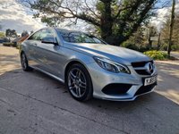 USED 2015 65 MERCEDES-BENZ E-CLASS 3.0 E350d V6 BlueTEC AMG Line (Premium) Coupe 2dr Diesel G-Tronic+ Euro 6 (s/s) (258 ps) 8.9% APR FINANCE RATES