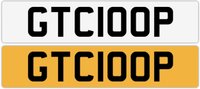 USED NUMBER PLATE PLATE 