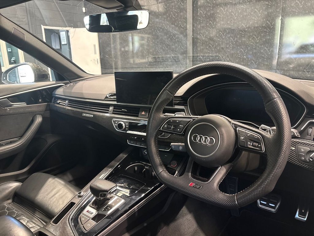 USED 2020 70 AUDI RS4 AVANT 2.9 TFSI V6 Carbon Black Estate 5dr Petrol Tiptronic quattro Euro 6 (s/s) (450 ps) COMFORT & SOUND|1 YR WARRANTY