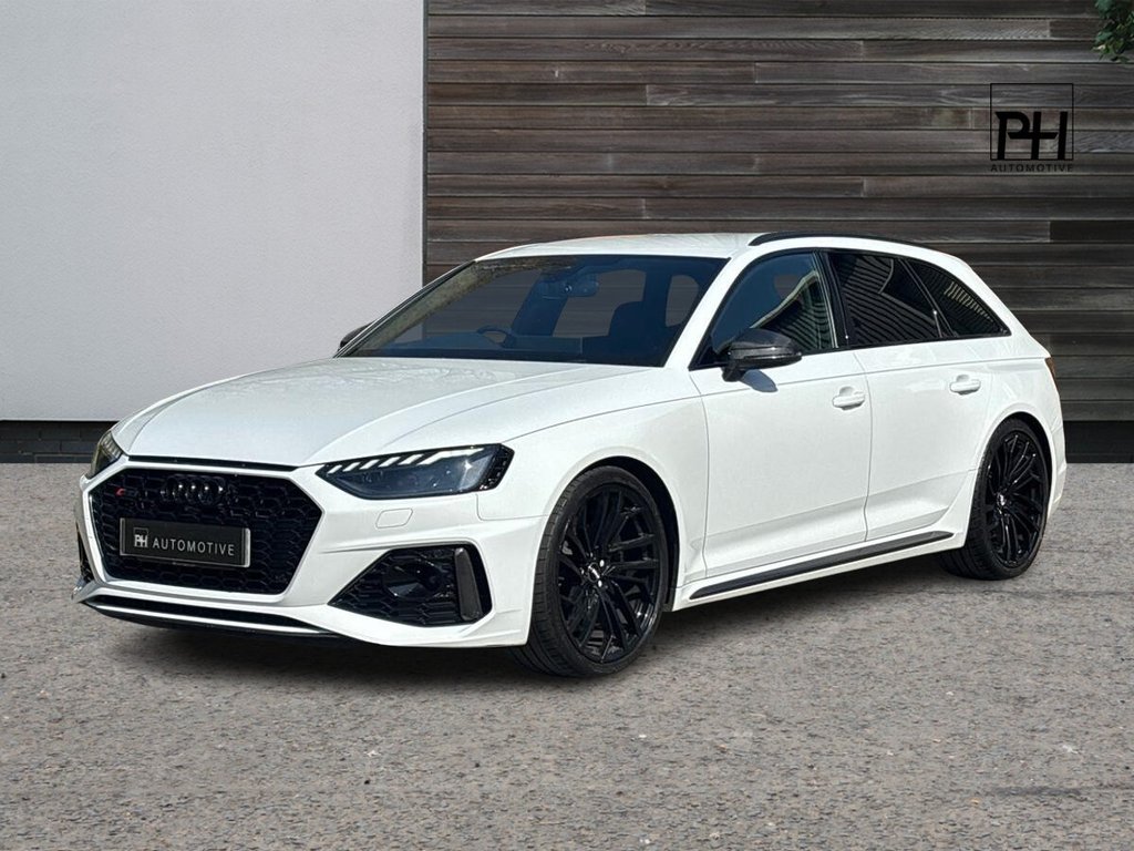 USED 2020 70 AUDI RS4 AVANT 2.9 TFSI V6 Carbon Black Estate 5dr Petrol Tiptronic quattro Euro 6 (s/s) (450 ps) COMFORT & SOUND|1 YR WARRANTY