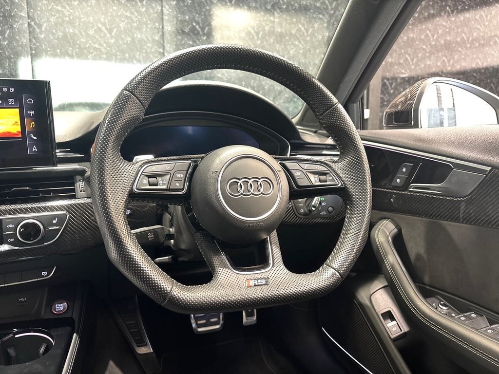 USED 2020 70 AUDI RS4 AVANT 2.9 TFSI V6 Carbon Black Estate 5dr Petrol Tiptronic quattro Euro 6 (s/s) (450 ps) COMFORT & SOUND|1 YR WARRANTY