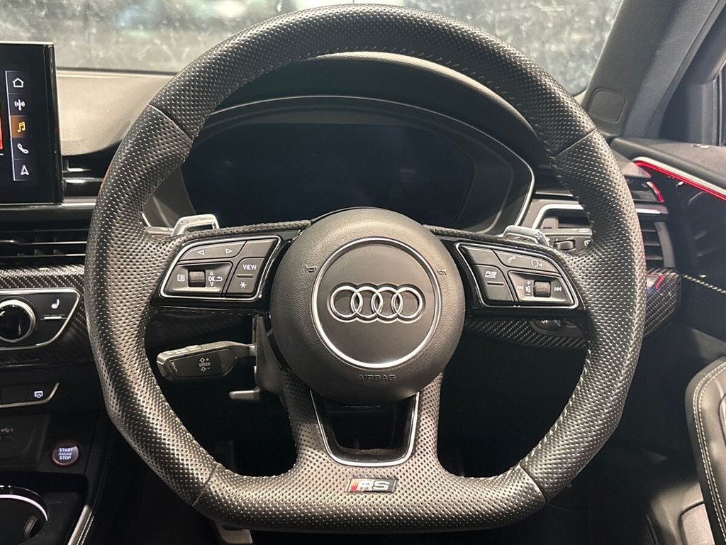 USED 2020 70 AUDI RS4 AVANT 2.9 TFSI V6 Carbon Black Estate 5dr Petrol Tiptronic quattro Euro 6 (s/s) (450 ps) COMFORT & SOUND|1 YR WARRANTY