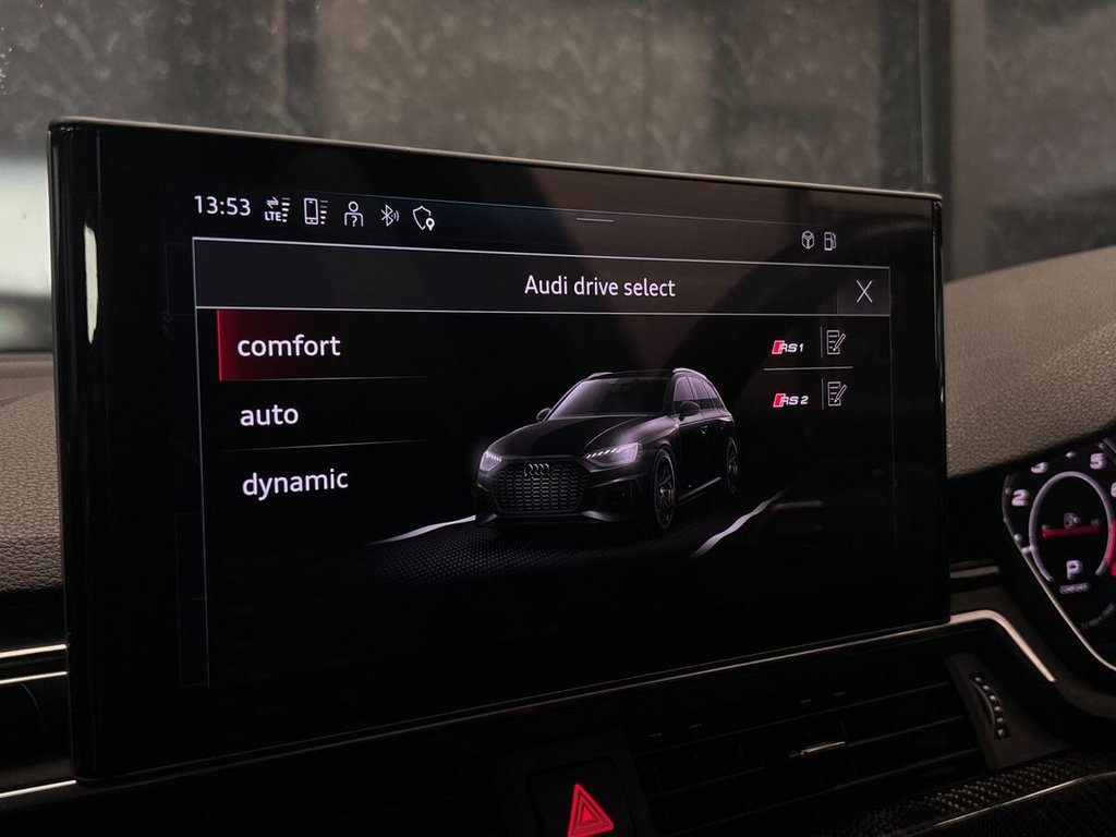USED 2020 70 AUDI RS4 AVANT 2.9 TFSI V6 Carbon Black Estate 5dr Petrol Tiptronic quattro Euro 6 (s/s) (450 ps) COMFORT & SOUND|1 YR WARRANTY