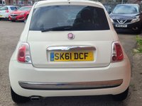 USED 2011 61 FIAT 500 1.2 Lounge Hatchback 3dr Petrol Manual Euro 5 (s/s) (69 bhp) 