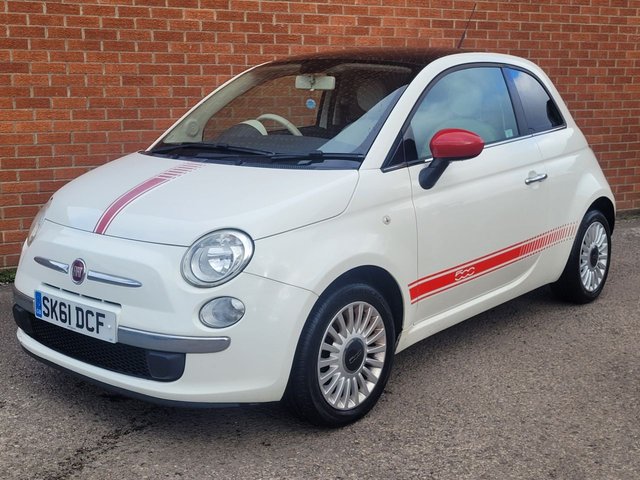 2011 61 Fiat 500 1.2 Lounge Hatchback 3dr Petrol Manual Euro 5 (s/s) (69 bhp)