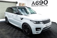 USED 2016 65 LAND ROVER RANGE ROVER SPORT 3.0 SD V6 Autobiography Dynamic SUV 5dr Diesel Auto 4WD Euro 6 (s/s) (306 ps) STEALTH PACK YULONG WHITE
