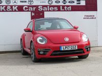 USED 2017 17 VOLKSWAGEN BEETLE 1.2 TSI BlueMotion Tech Design Hatchback 3dr Petrol DSG Euro 6 (s/s) (105 ps) 