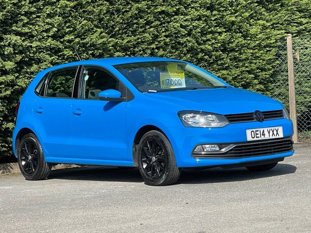 2014 14 Volkswagen Polo 1.0 BlueMotion Tech SE Hatchback 5dr Petrol Manual Euro 6 (s/s) (60 ps)