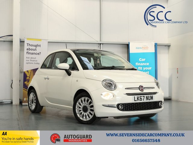 2017 67 Fiat 500 1.2 Lounge Hatchback 3dr Petrol Manual Euro 6 (s/s) (69 bhp)