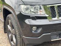 USED 2013 62 JEEP GRAND CHEROKEE 3.0 V6 CRD Overland SUV 5dr Diesel Auto 4WD Euro 5 (237 bhp) METALLIC BLACK+BLACK HEATED LEATHER