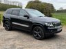 USED 2013 62 JEEP GRAND CHEROKEE 3.0 V6 CRD Overland SUV 5dr Diesel Auto 4WD Euro 5 (237 bhp) METALLIC BLACK+BLACK HEATED LEATHER