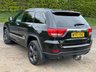 USED 2013 62 JEEP GRAND CHEROKEE 3.0 V6 CRD Overland SUV 5dr Diesel Auto 4WD Euro 5 (237 bhp) METALLIC BLACK+BLACK HEATED LEATHER