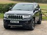 USED 2013 62 JEEP GRAND CHEROKEE 3.0 V6 CRD Overland SUV 5dr Diesel Auto 4WD Euro 5 (237 bhp) METALLIC BLACK+BLACK HEATED LEATHER
