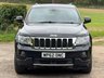 USED 2013 62 JEEP GRAND CHEROKEE 3.0 V6 CRD Overland SUV 5dr Diesel Auto 4WD Euro 5 (237 bhp) METALLIC BLACK+BLACK HEATED LEATHER