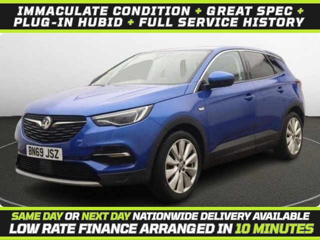 View our Vauxhall Grandland X 1.6 13.2kWh SRi Nav SUV 5dr Petrol Plug-in Hybrid Auto 4WD Euro 6 (s/s) Hybrid4 (300 ps)