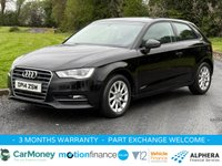 USED 2014 14 AUDI A3 1.6 TDI SE Hatchback 3dr Diesel Manual Euro 6 (s/s) (110 ps) 