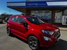 USED 2022 22 FORD ECOSPORT 1.0T EcoBoost GPF ST-Line SUV 5dr Petrol Manual Euro 6 (s/s) (125 ps) One owner, rear parking sensors and reversing camera, Apple CarPlay and android auto.