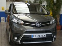 USED 2019 69 TOYOTA PROACE VERSO 2.0D Shuttle Long MPV 5dr Diesel Manual LWB Euro 6 (s/s) (9 Seat) (150 ps) 9 SEAT AIR CON PARKING SENSORS 1 OWNER SERVICE HISTORY TOYOTA WARRANTY TILL DEC 2029