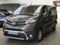 USED 2019 69 TOYOTA PROACE VERSO 2.0D Shuttle Long MPV 5dr Diesel Manual LWB Euro 6 (s/s) (9 Seat) (150 ps) 9 SEAT AIR CON PARKING SENSORS 1 OWNER SERVICE HISTORY TOYOTA WARRANTY TILL DEC 2029