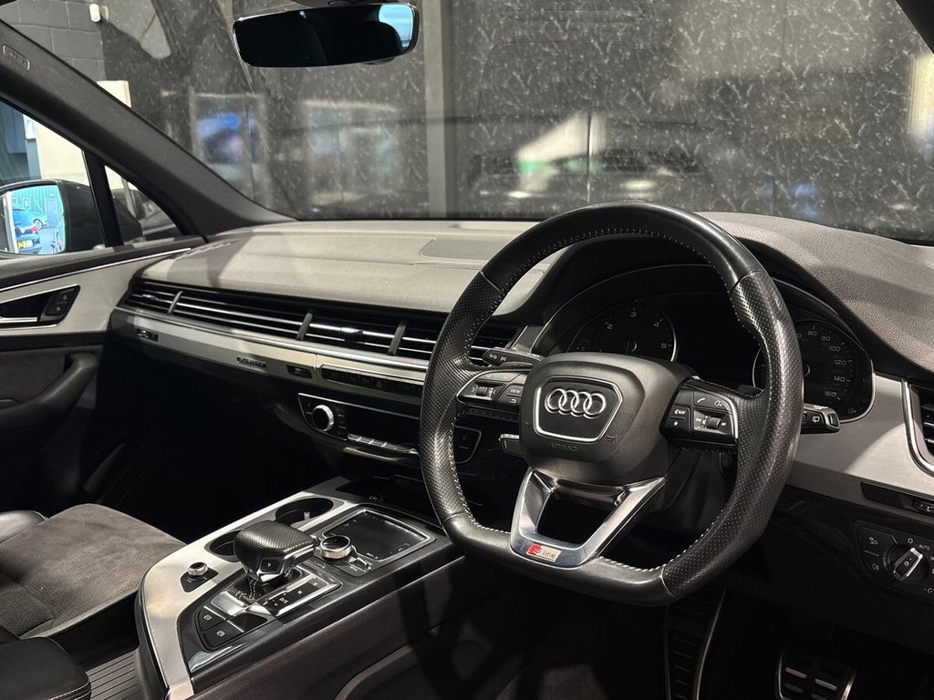 USED 2018 18 AUDI Q7 3.0 TDI V6 S line SUV 5dr Diesel Tiptronic quattro Euro 6 (s/s) (272 ps) 1 OWNER|SIDE STEP|1YR WARRANTY