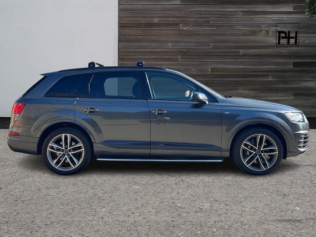 USED 2018 18 AUDI Q7 3.0 TDI V6 S line SUV 5dr Diesel Tiptronic quattro Euro 6 (s/s) (272 ps) 1 OWNER|SIDE STEP|1YR WARRANTY