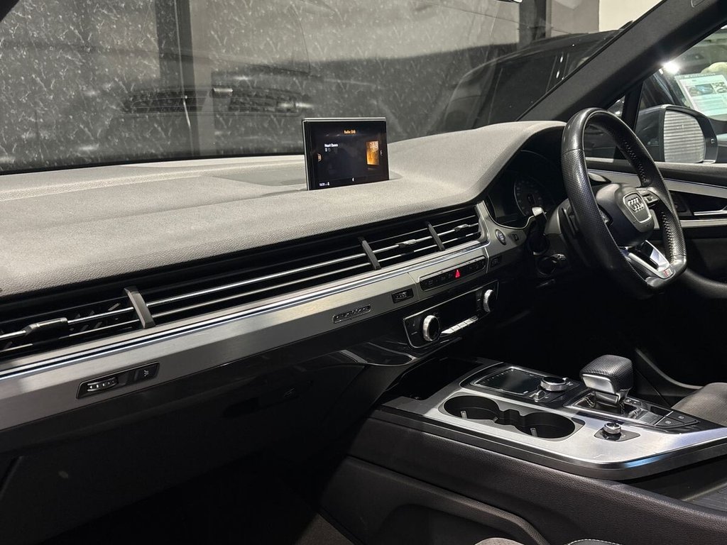 USED 2018 18 AUDI Q7 3.0 TDI V6 S line SUV 5dr Diesel Tiptronic quattro Euro 6 (s/s) (272 ps) 1 OWNER|SIDE STEP|1YR WARRANTY