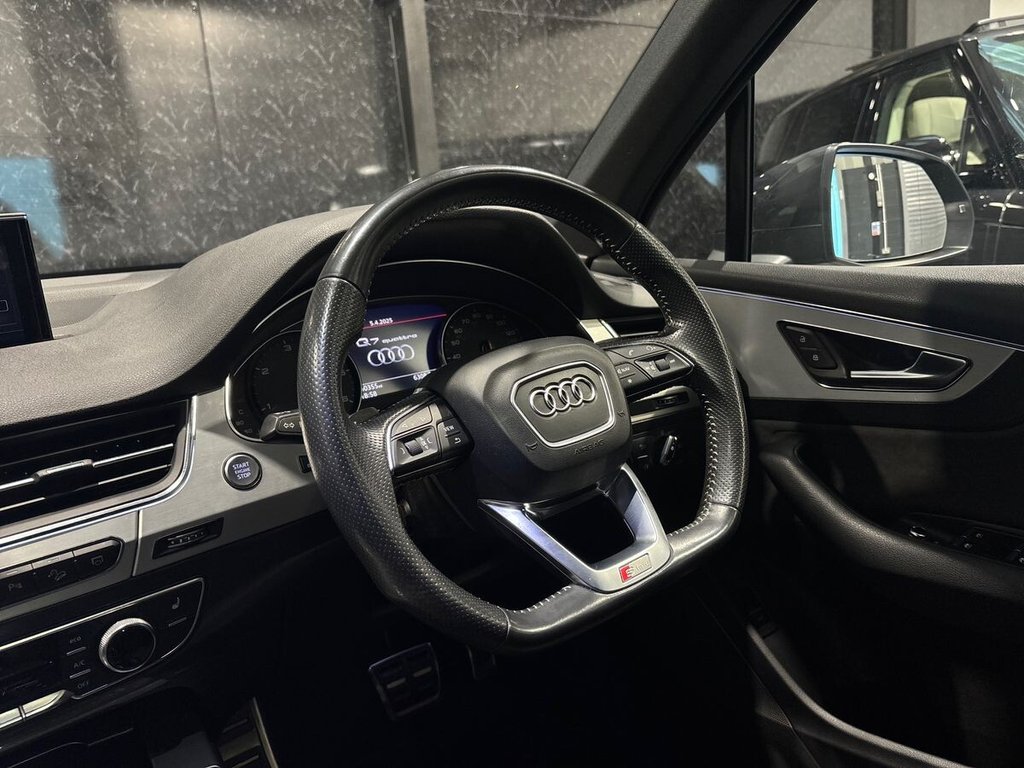 USED 2018 18 AUDI Q7 3.0 TDI V6 S line SUV 5dr Diesel Tiptronic quattro Euro 6 (s/s) (272 ps) 1 OWNER|SIDE STEP|1YR WARRANTY