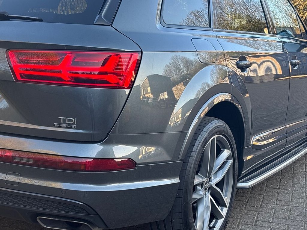 USED 2018 18 AUDI Q7 3.0 TDI V6 S line SUV 5dr Diesel Tiptronic quattro Euro 6 (s/s) (272 ps) 1 OWNER|SIDE STEP|1YR WARRANTY