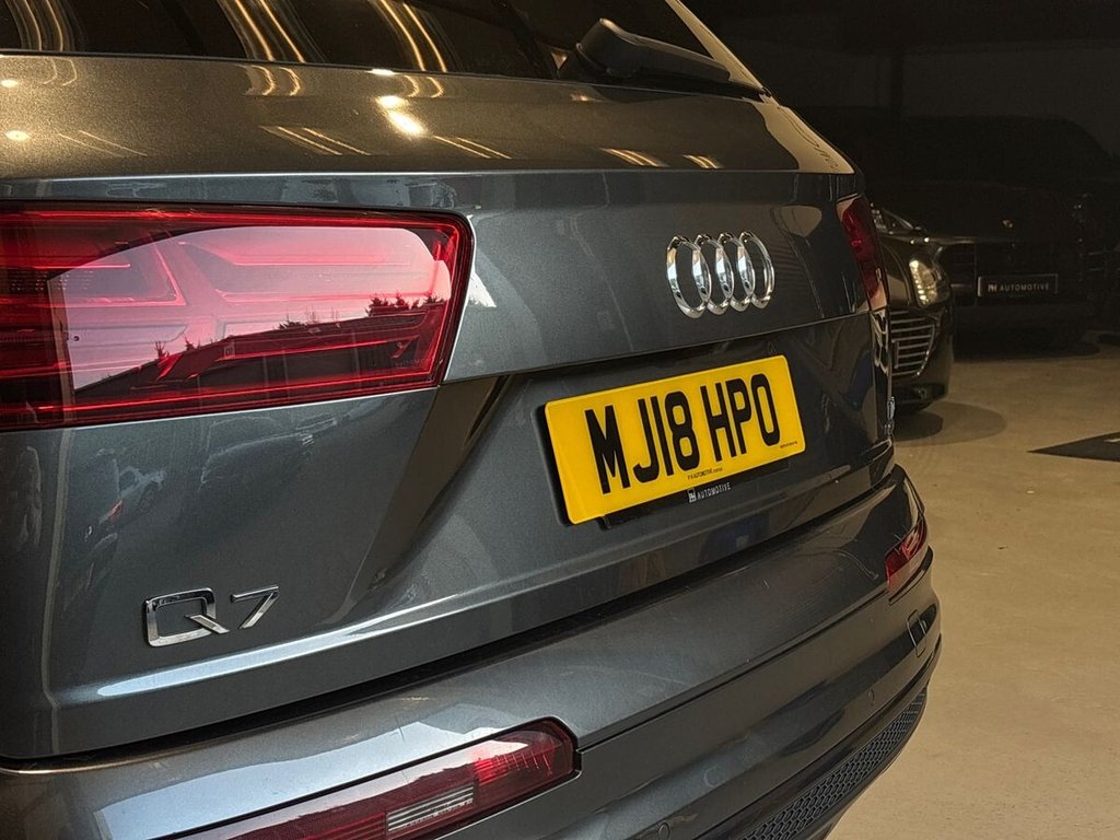 USED 2018 18 AUDI Q7 3.0 TDI V6 S line SUV 5dr Diesel Tiptronic quattro Euro 6 (s/s) (272 ps) 1 OWNER|SIDE STEP|1YR WARRANTY